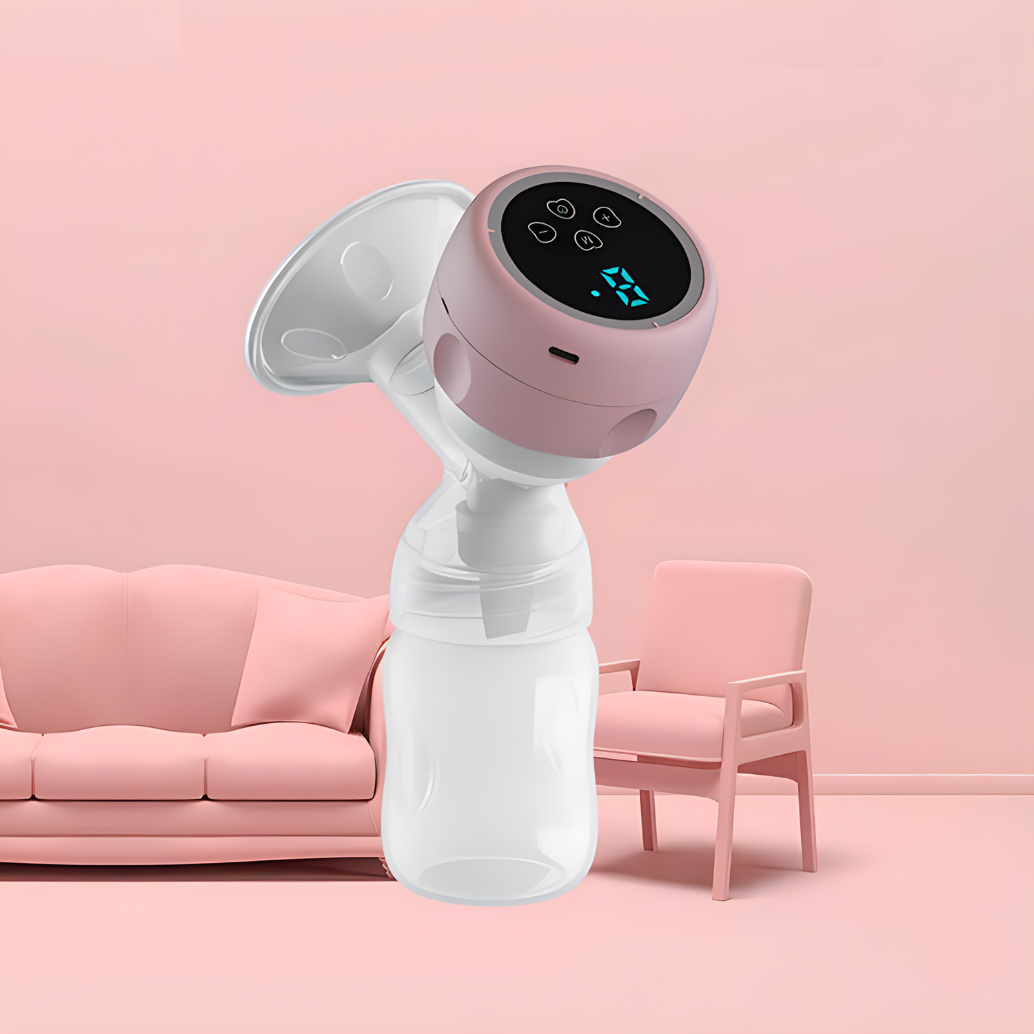 Borstkolf Babyuitsteeksel Zuigmelkpomp Voeden Borsten Pompen Melkfles Zuigen Postpartumbenodigdheden