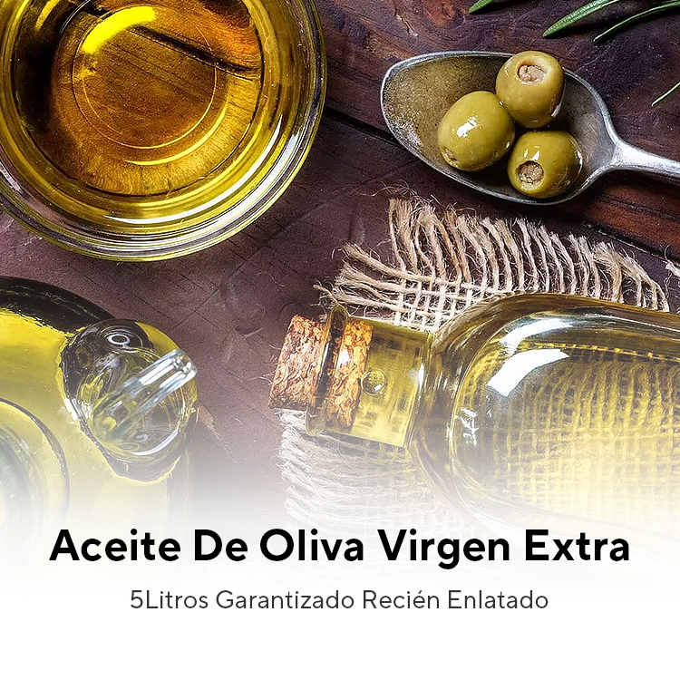 Aceite de oliva virgen extra flor de Malaga 5 litros garantizado recién enlatado
