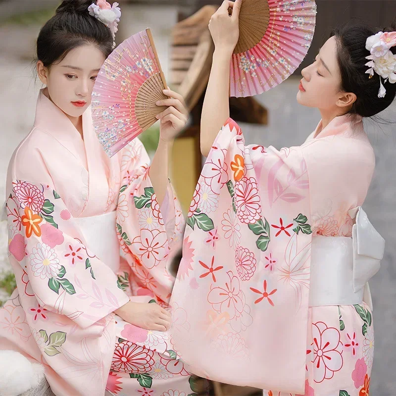 2025 Japanese Kimono Women Formal Dress Traditional Japanese Yukata Photo Photography Dress Party Dress Cosplay Clothes