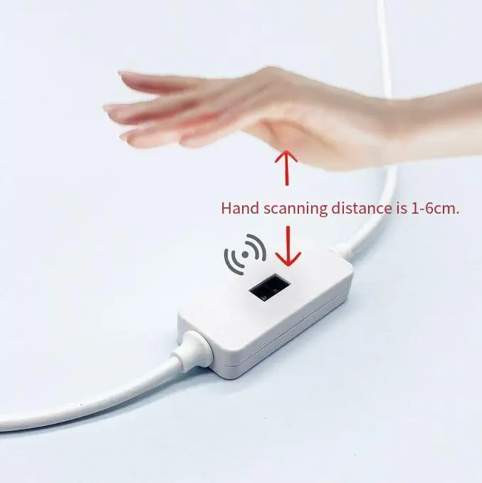 Lampada a striscia LED DC USB 5V dimmer intelligente spazzata a mano interruttore a induzione controllo retroilluminazione nastro lampada TV nastro camera da letto decorazione della casa