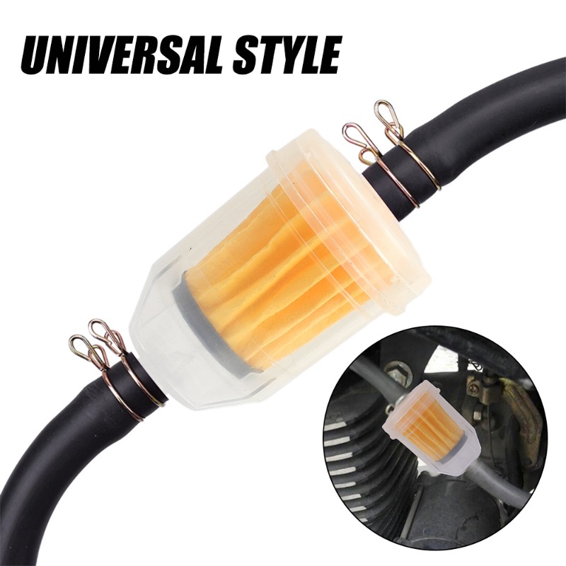 ユニバーサルガソリン燃料フィルター,6mm-8mm, 1-20個,小型エンジン,芝刈り機,オートバイアクセサリー