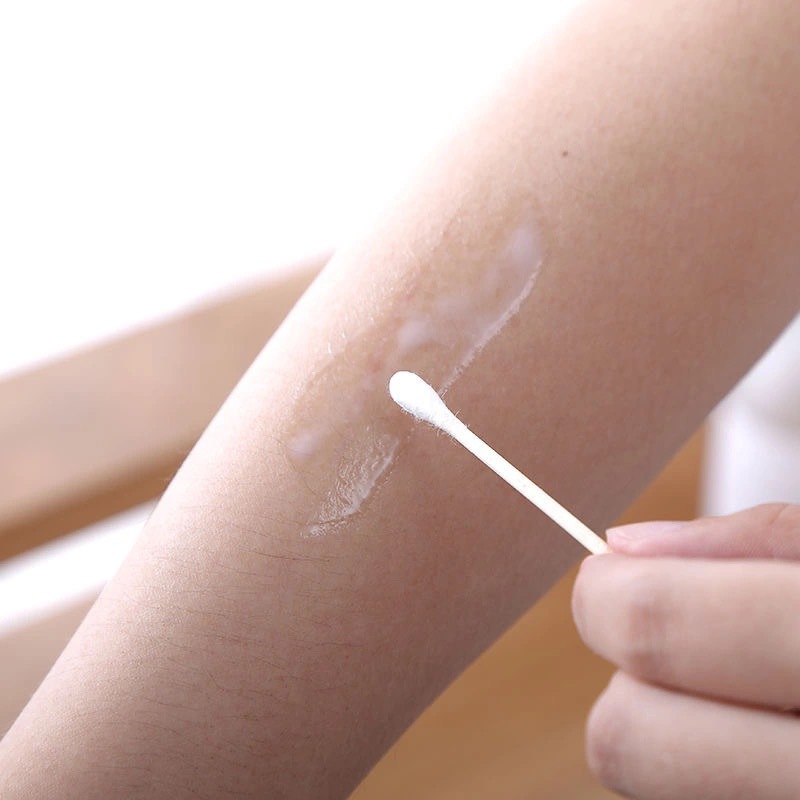 100 ชิ้นไม้ไผ่ผ้าฝ้ายเด็ก Swab ทําความสะอาดหู Tampons สุขภาพความงามผ้าฝ้าย Swab หูทําความสะอาด Sticks