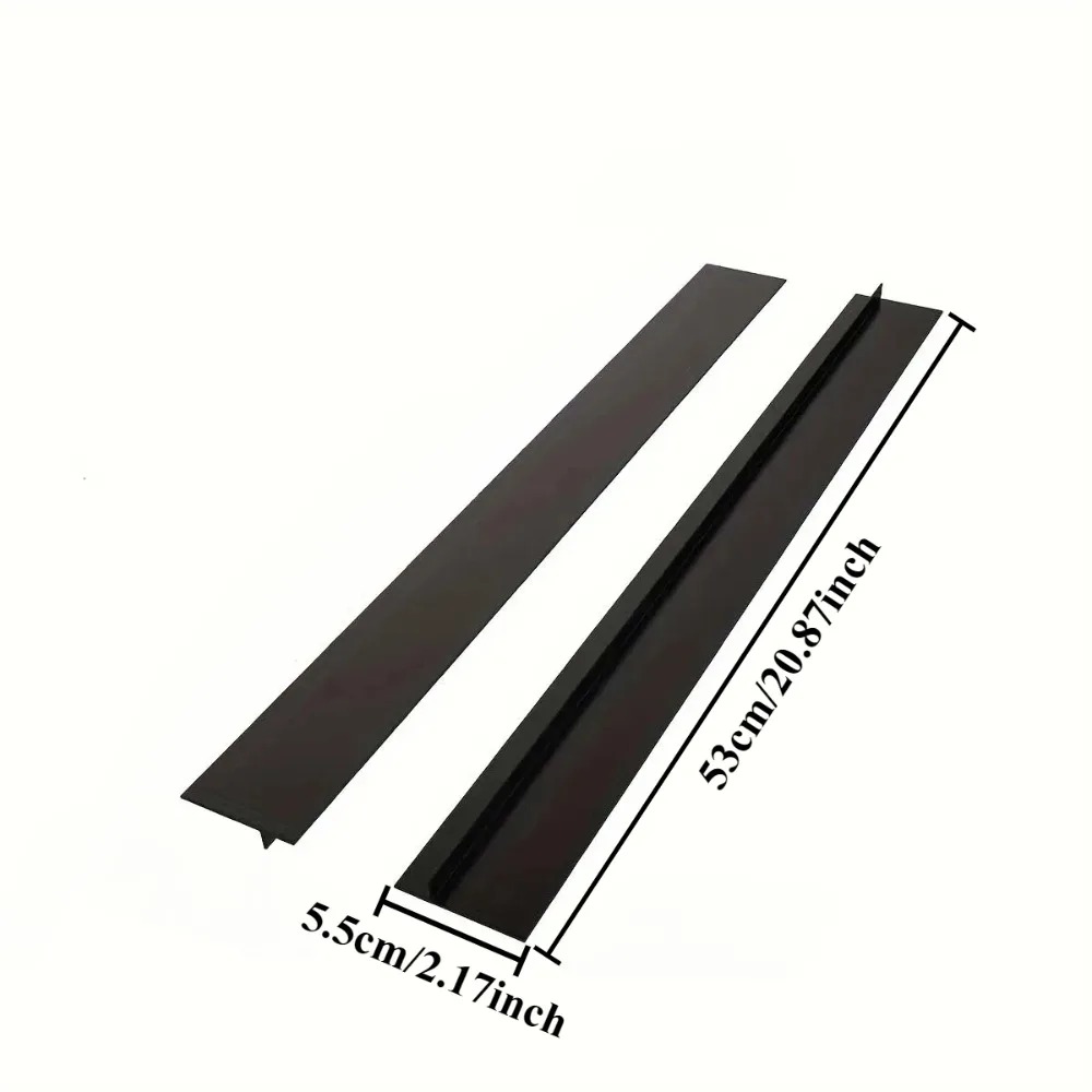 Striscia per spazi vuoti in silicone, striscia sigillante per fornelli a gas da cucina, striscia antimacchia antiolio da cucina, striscia per inserti sigillanti in silicone