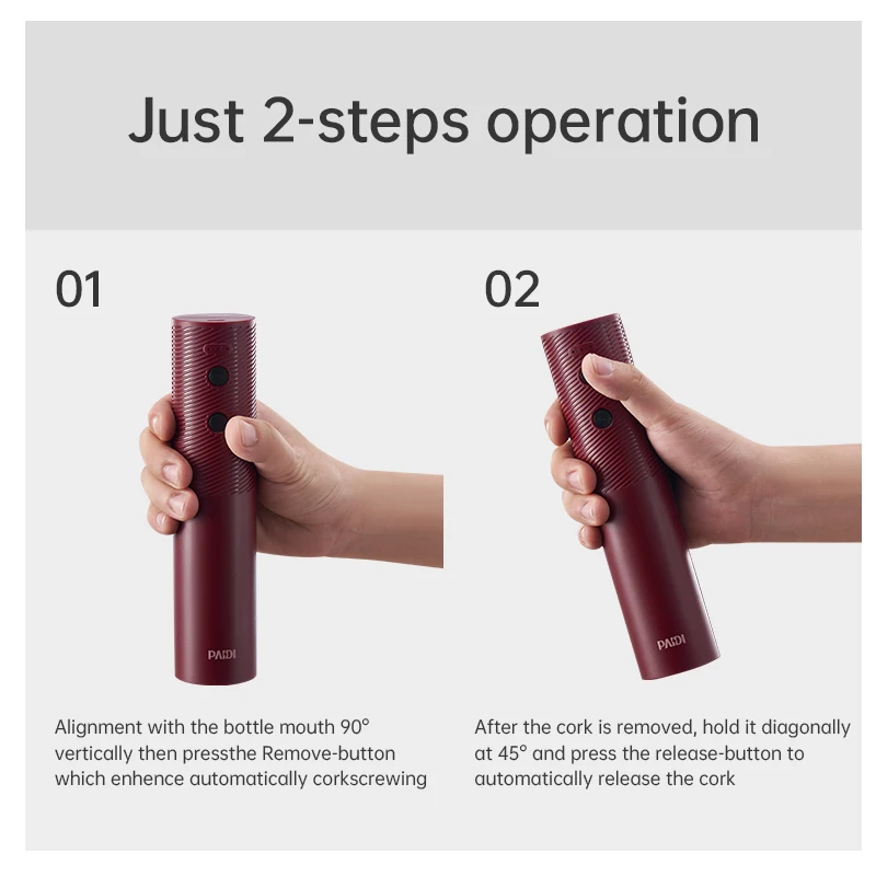 Abridor de botellas de vino eléctrico, sacacorchos automático portátil, recargable por USB, Gadgets de cocina, nuevo