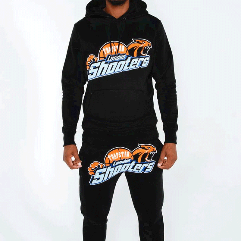Marka głowa lwa haftowany dres y2k Hip Hop Street męska sportowa bluza z kapturem długie spodnie jesienno-zimowa bluza topy spodnie
