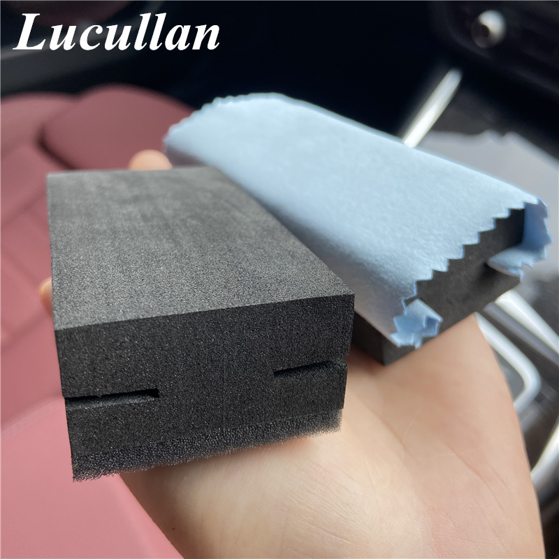 Lucullan Mới Chống Thả Xe Thiết Kế Lớp Phủ Gốm Đầm Applicator Kính Tự Động Sơn Nano-Áo Khoác Bọt Biển