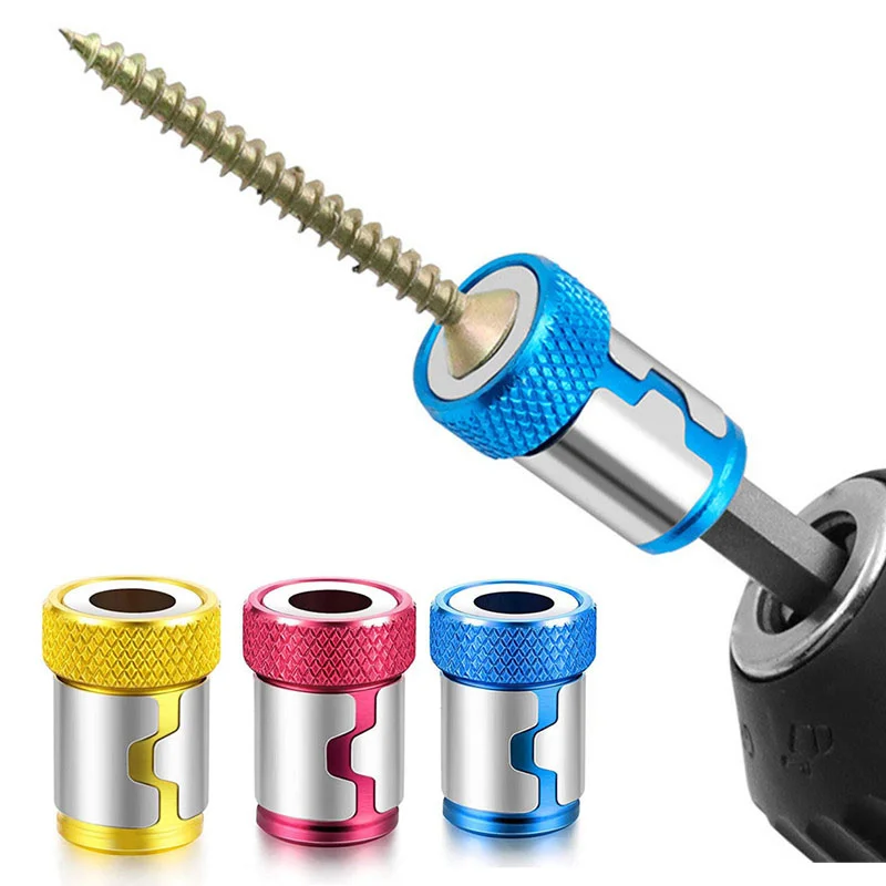 Bộ Tô Vít Vòng Nam Châm 1/4 ''Đa Năng Tua Vít Đầu Từ Tính Phụ Kiện Vòng Cho 6.35Mm Vít Chống Ăn Mòn Máy Khoan bit