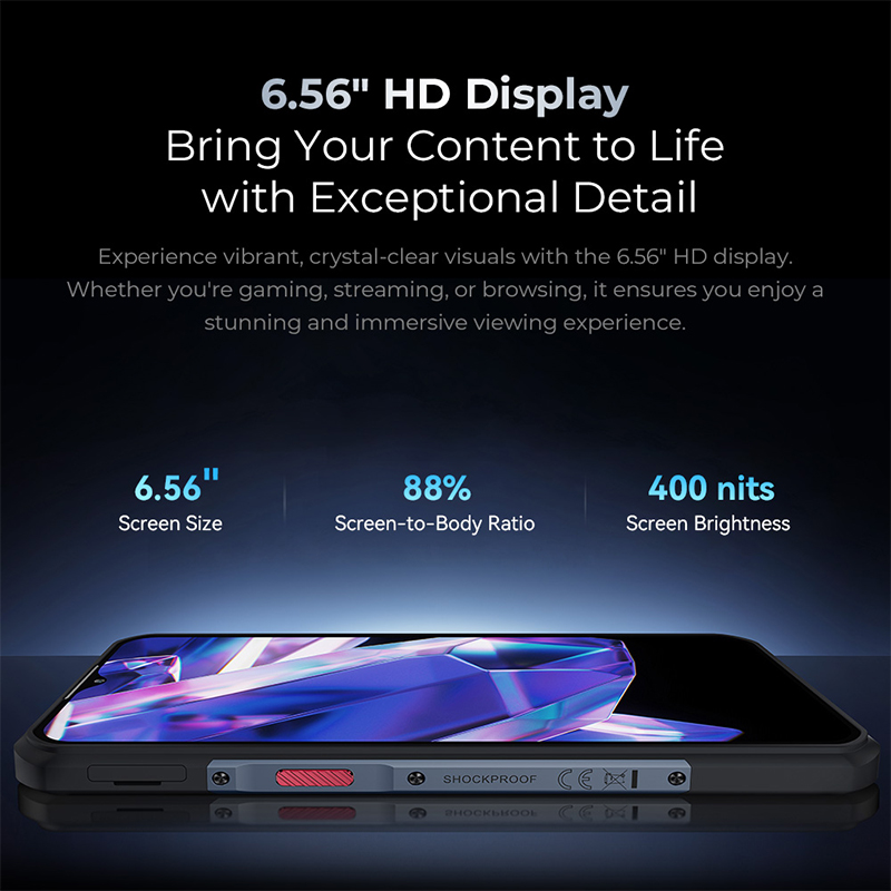 Oukitel Wp35 S Rugged Phone 6Gb+256Gb 11000Mah Nfc Android Cell Phones 48Mp Rear Camera Smartphone Business Phone