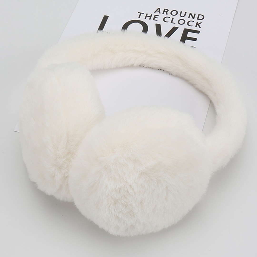 Protetor de orelha fofo de pelúcia macio inverno feminino earflap viagem ao ar livre quente e engrossado protetor de orelha crianças gilrs capa