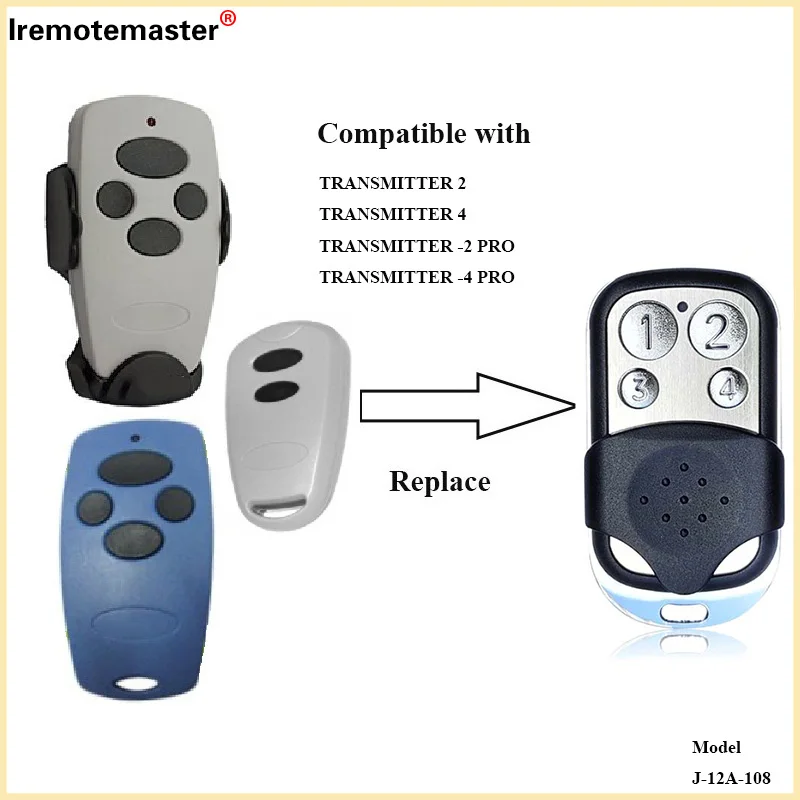 For DOORHAN 433.92mhz rolling code garage door gate remote control DOORHAN TRANSMITTER4 keychain for a barrier