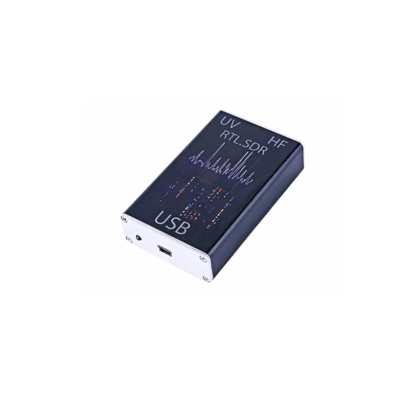 100khz-1.7ghz software de banda completa rádio usb rtl2832u + r820t u/v antena hf fm am RTL-SDR rx ipex antena mini usb vhf