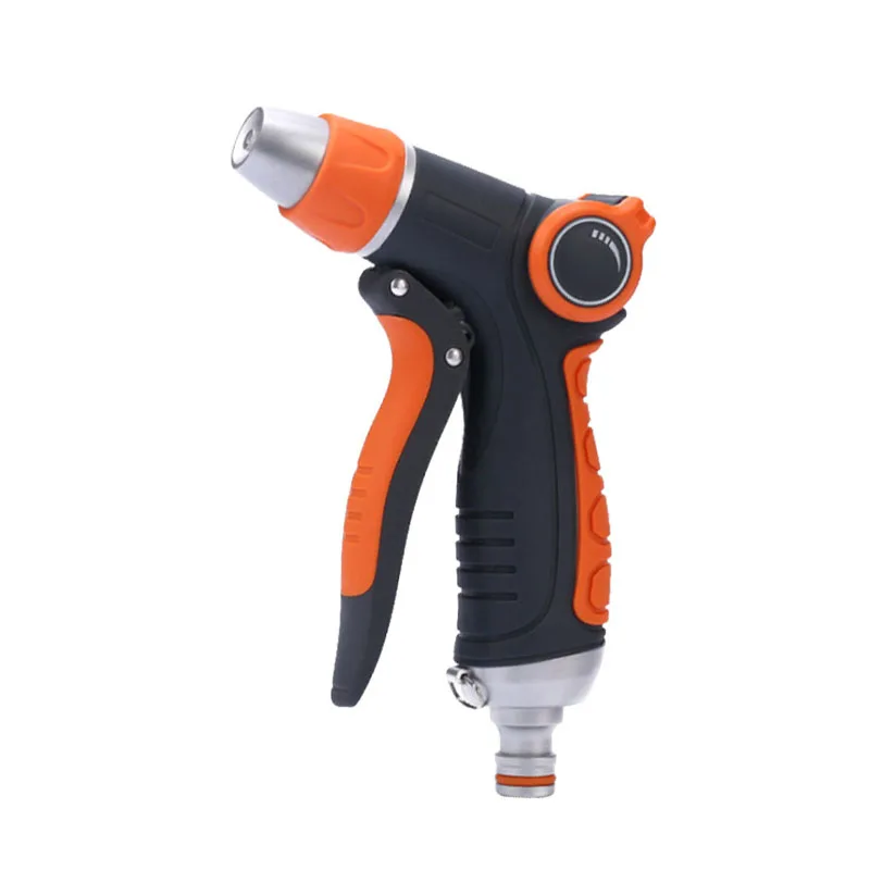 Tubo flessibile Pistola a spruzzo d'acqua Pistola per lavaggio auto regolabile Spray da giardino Pistola ad alta pressione portatile Ugello irrigatore Getto d'acqua da giardino