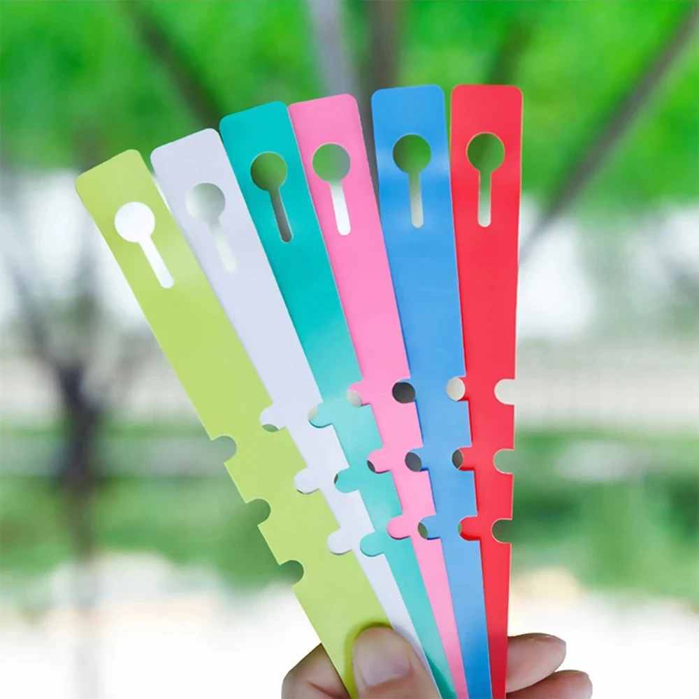 100PCS PVC กันน้ําแหวนสําหรับดอกไม้ป้าย,ต้นกล้า,กล้วยไม้,สวนดอกไม้ Markers,ป้ายพลาสติก