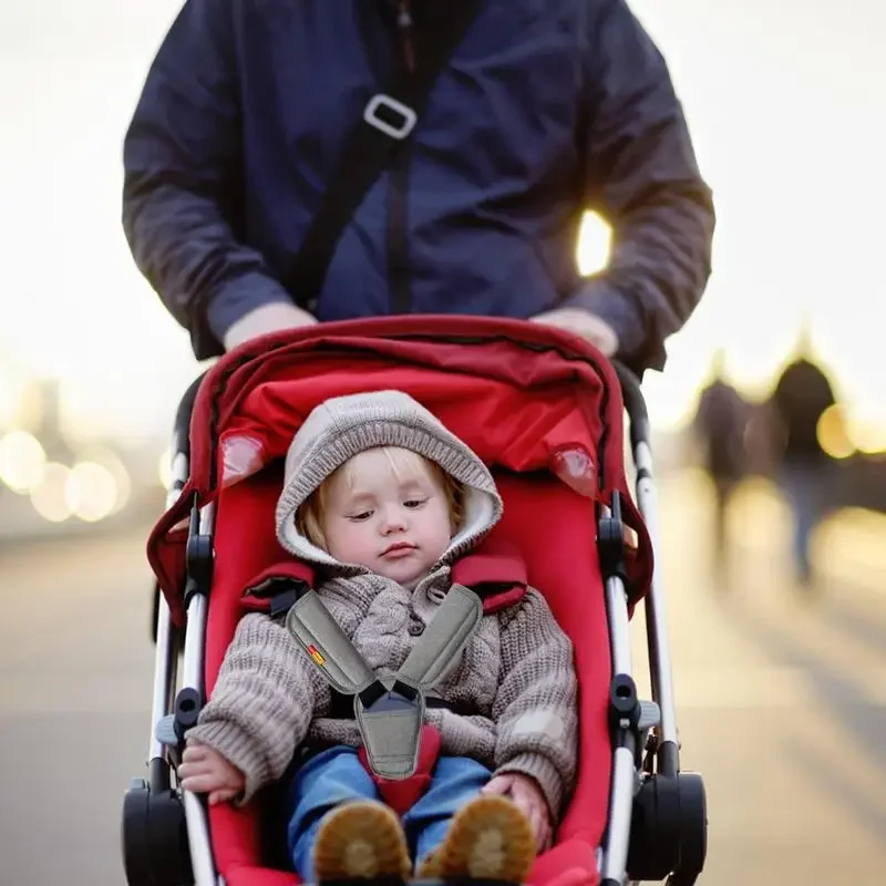 Stroller Strap Covers Three Piece Car Seats Accessories Cushion Shoulder Cushion For Stroller Pad Covers For Boy And Girl