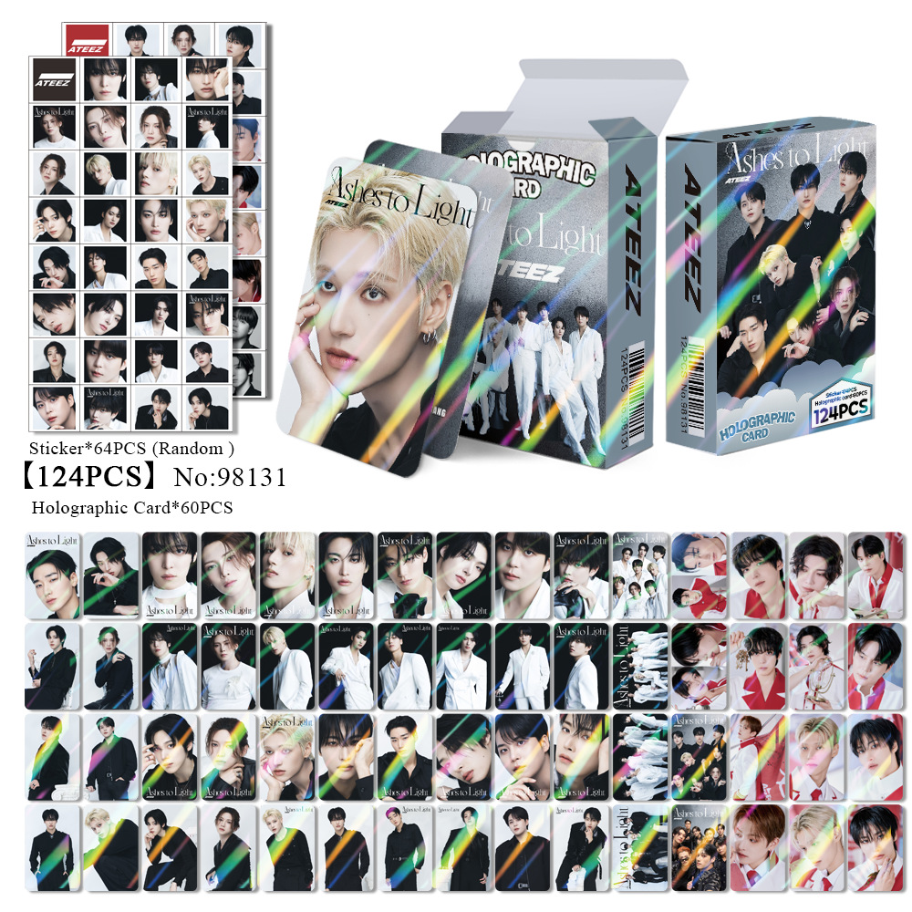 55 Cái/bộ Kpop ATEEZ Lomo Thẻ Chất Lượng Cao HD Photocard Album Mới Thẻ Bằng Không: sốt Phần 3 Dành Cho Người Hâm Mộ Bộ Sưu Tập POSTER Quạt Tặng