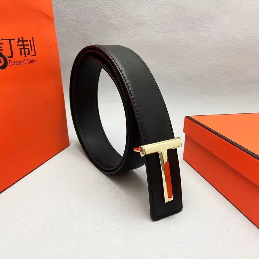 Cinturón de cuero de alta calidad de 3,8 cm para hombres de negocios, cinturones famosos de diseñador de marca de lujo para hombres, correa para pantalones vaqueros, cinturón con hebilla de Metal para hombres