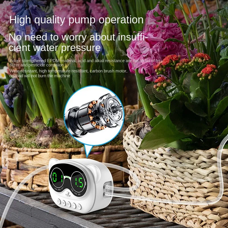 T36C  Usbcharging Intelligent Timing Irrigation Controller Indoor Plant Garden Lawn Flower Pot Automatic Drip Watering Machine