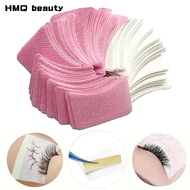 Parche adhesivo desechable de algodón para pestañas, 200/40 Uds., para eliminar pestañas debajo de los ojos, parches de papel, herramienta de limpieza, suministros de maquillaje