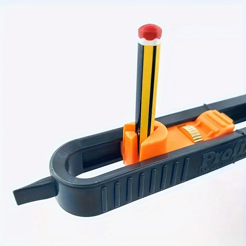 Precision Woodworking Tool Set with Locking Mechanism - Adjustable Irregular Curve and Contour Marking Ruler