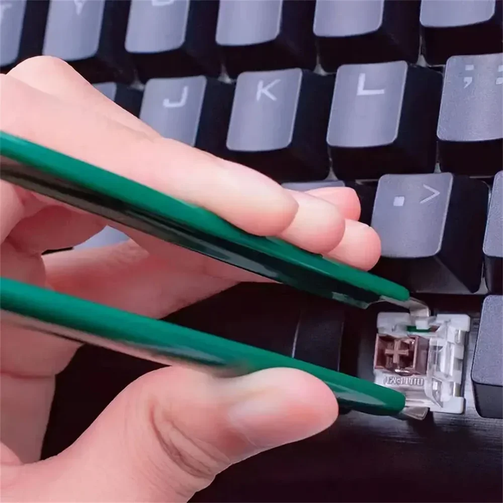 Ferramenta removedora de interruptor de teclado mecânico-1 peça extrator de IC estático com proteção antiestática-durável eficiente241