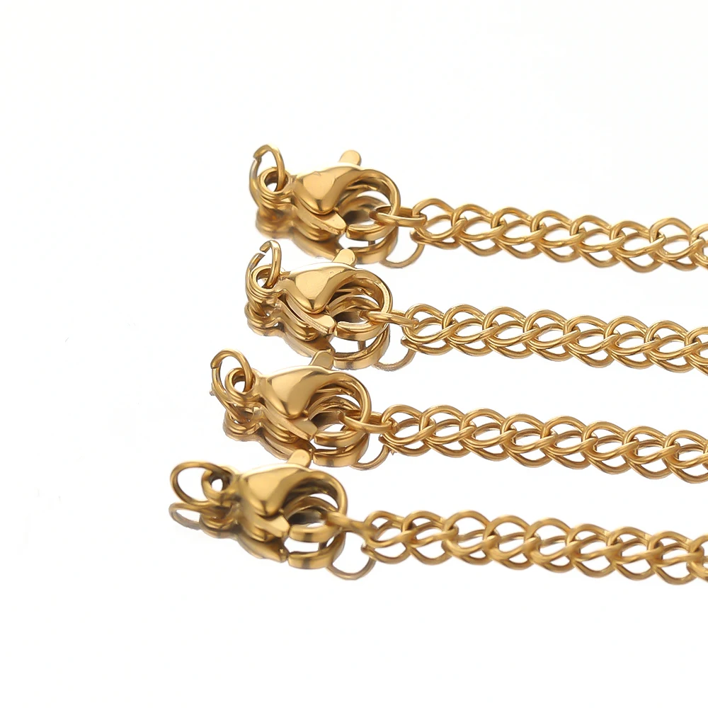 10 stuks roestvrijstalen verlenging verlengde staartkettingen kreeft sluitingen connectoren DIY sieraden maken bevindingen armband kettingen