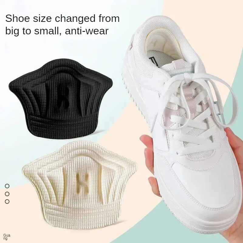 6 unids/set plantillas para zapatos parche almohadillas para el talón para zapatos deportivos tamaño ajustable almohadilla para los pies plantilla Protector del talón pegatina trasera almohadilla para zapatos