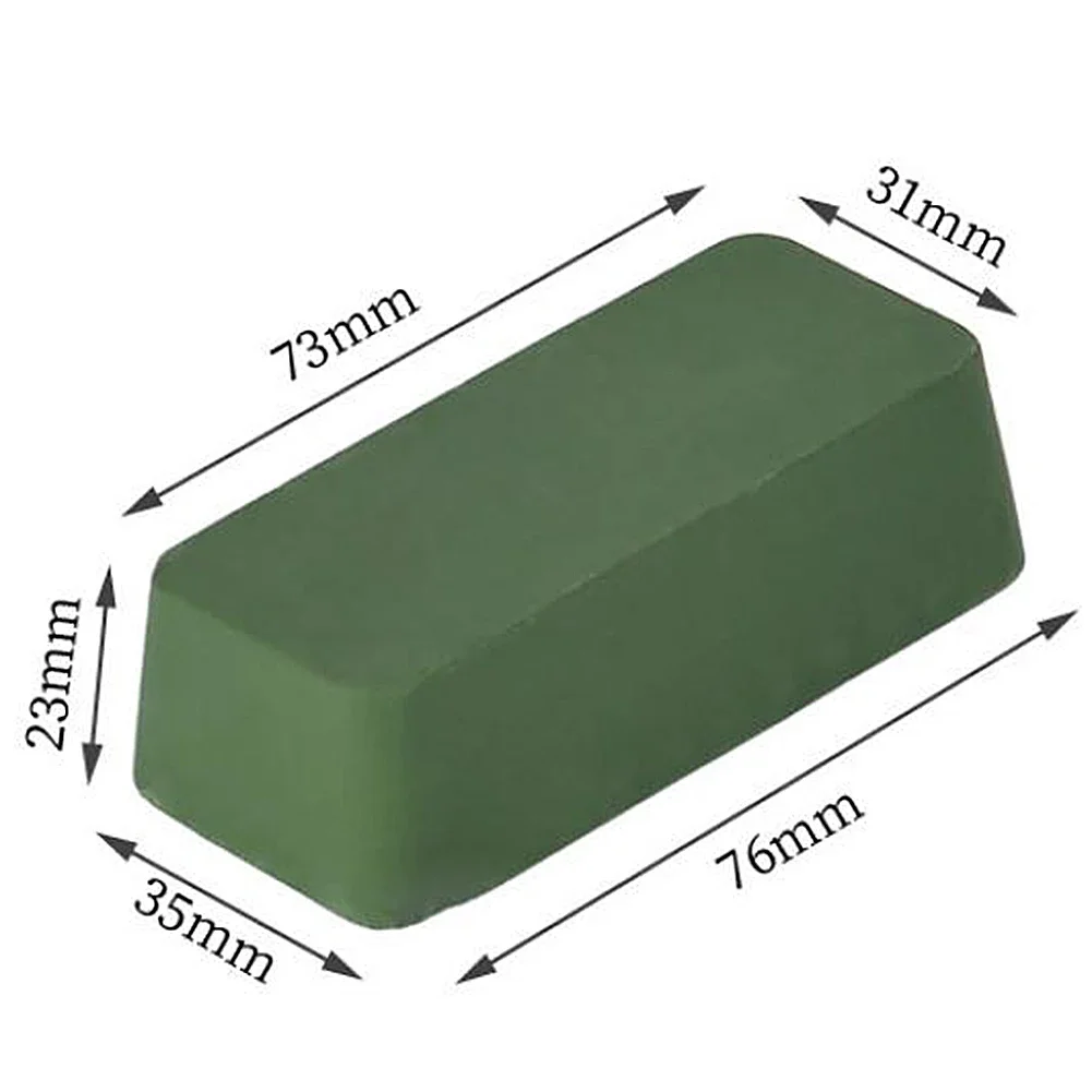 1pcs Solid วางขัดสแตนเลสโลหะขัดขี้ผึ้งปนเปื้อน Scratch Repair และกําจัดบล็อกขัด