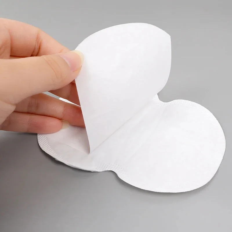 Almohadillas desechables para el sudor, almohadillas de transpiración para ropa, cuidado de las axilas, almohadilla absorbente transpirable, desodorante, 50/10 Uds.