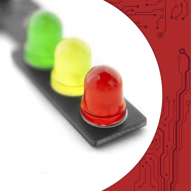 5X LED Traffic Light Module Creative DIY Mini Traffic Light 3.3-5V Compatible With For Arduino