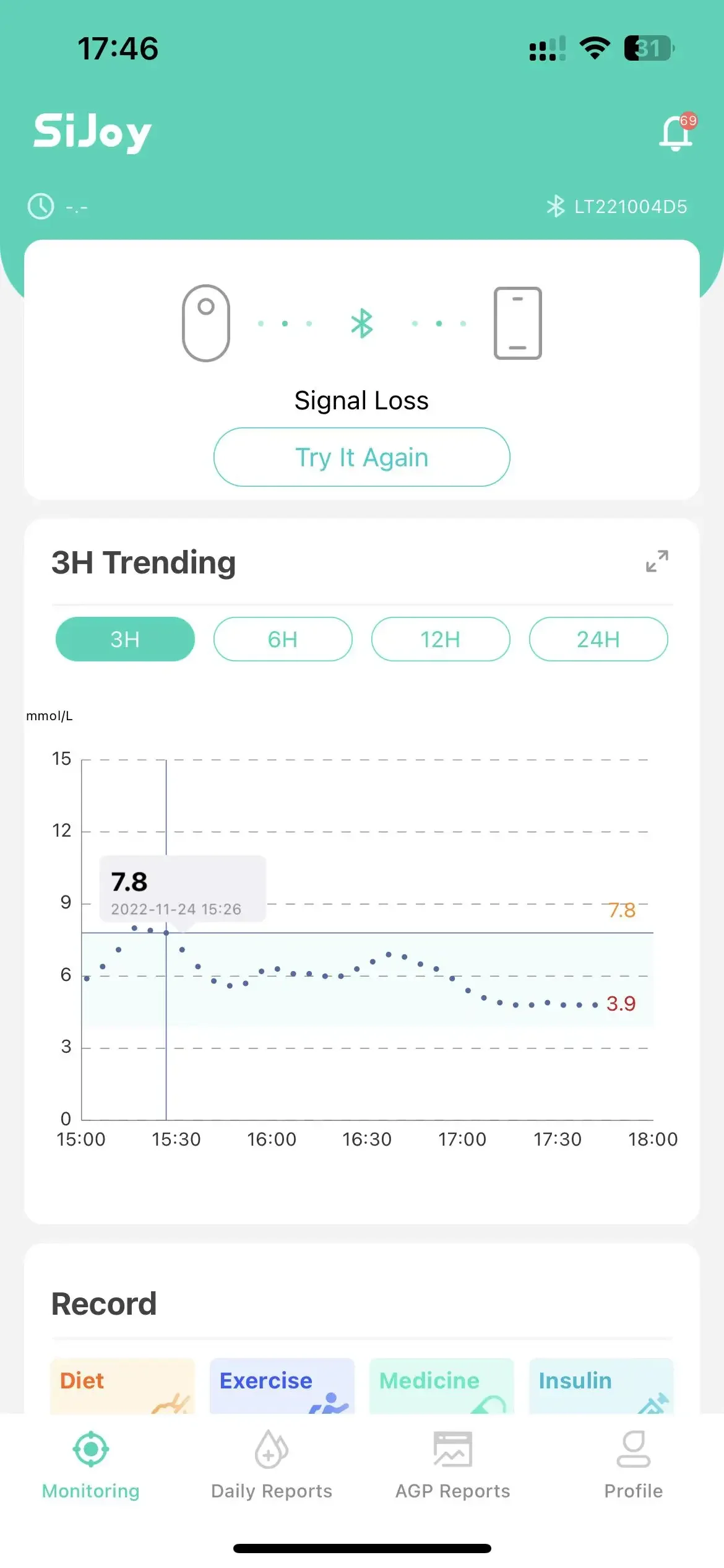 GS1 CGM-sensor voor 14 dagen RU en Engelse app downloaden