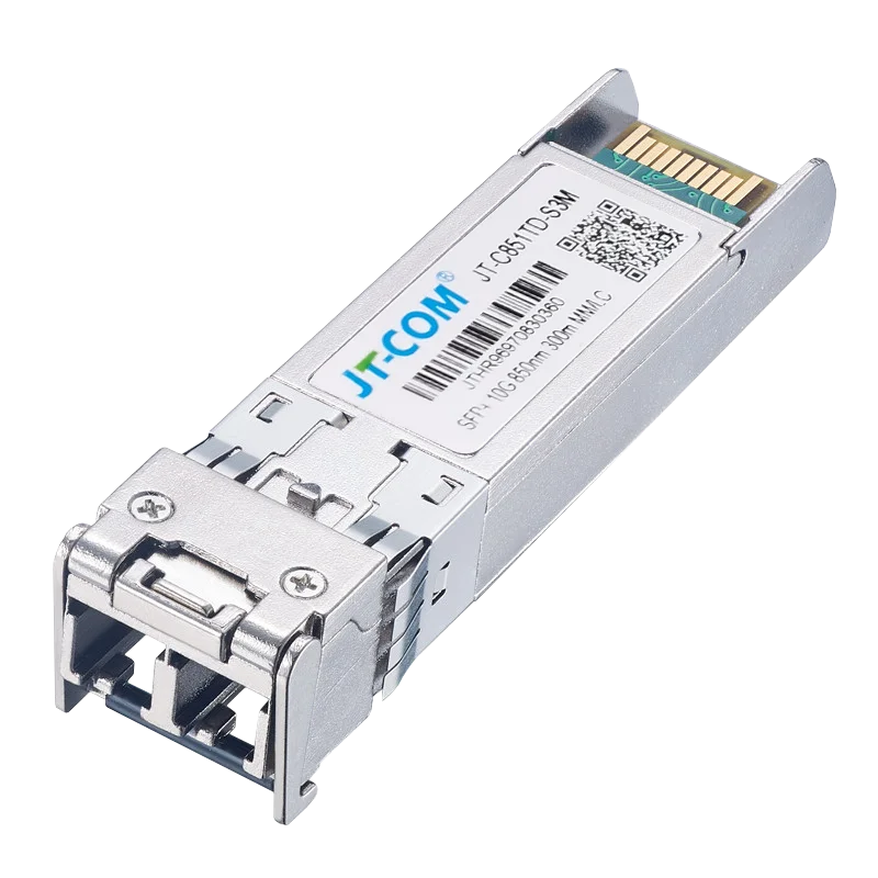 Модуль 10G SR SFP+, многорежимный дуплексный LC, гигабитный, 850 нм, 300 м, оптоволоконный модуль SFP, совместимый с переключателем Cisco/Mikrotik