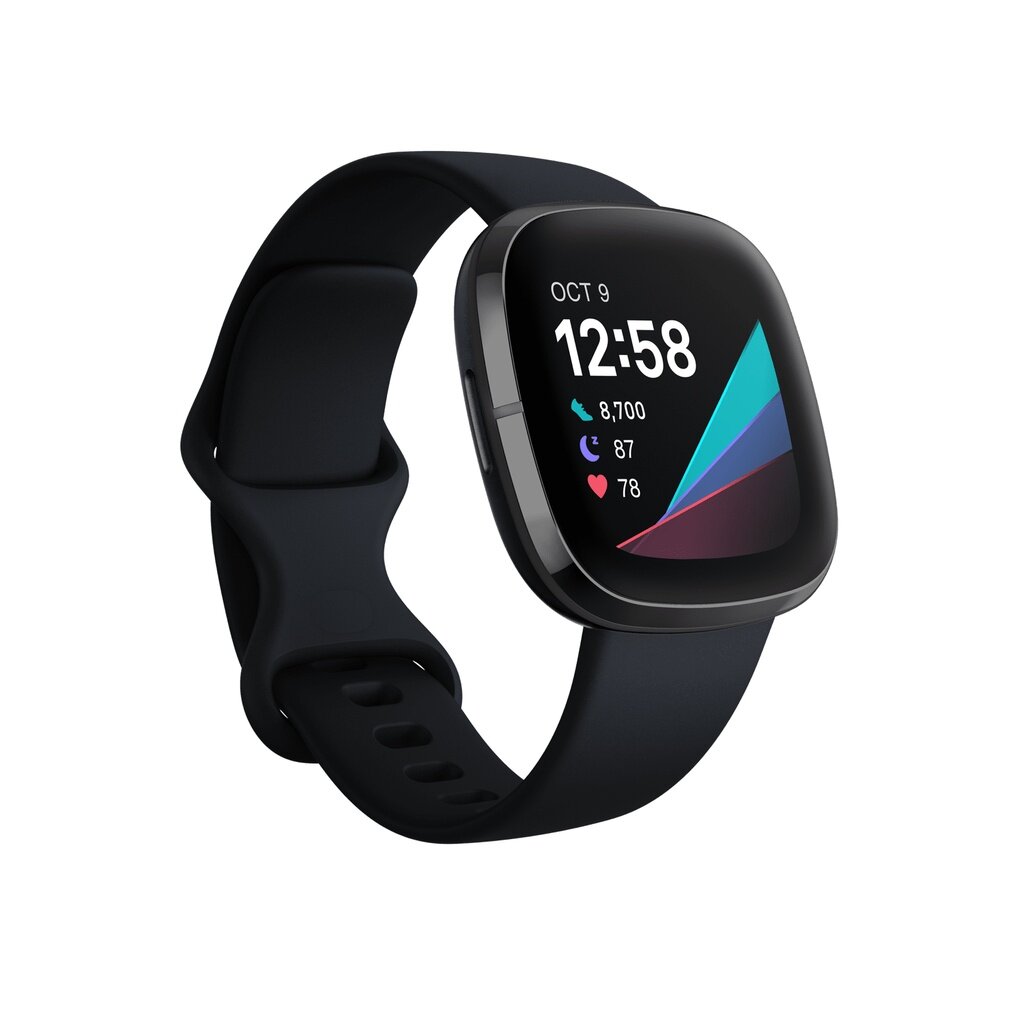 Fitbitsense-GPSスマートウォッチ,統合されたAMOLEDディスプレイ,追跡,ストレス検出,追跡