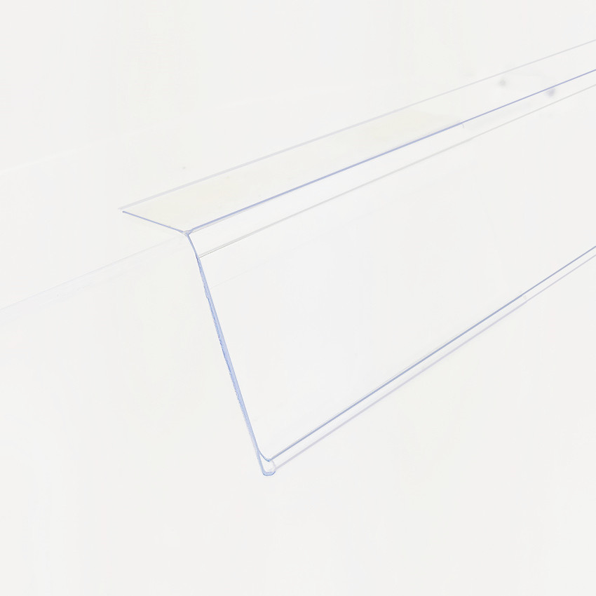 Пластиковые полосы из ПВХ для хранения данных о товаре, цена, знаки, этикетка для дисплея, ярлык, клейкая лента, стойка для супермаркета, 1 упаковка