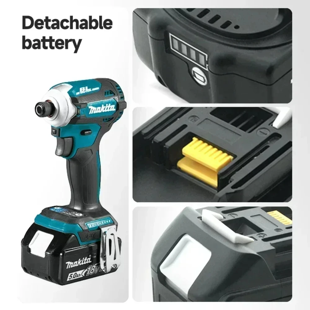 Véritable batterie Makita 18V 6Ah batterie d'outils électriques rechargeables 18V makita avec remplacement LED Li-ion LXT BL1860B BL1860 BL1850