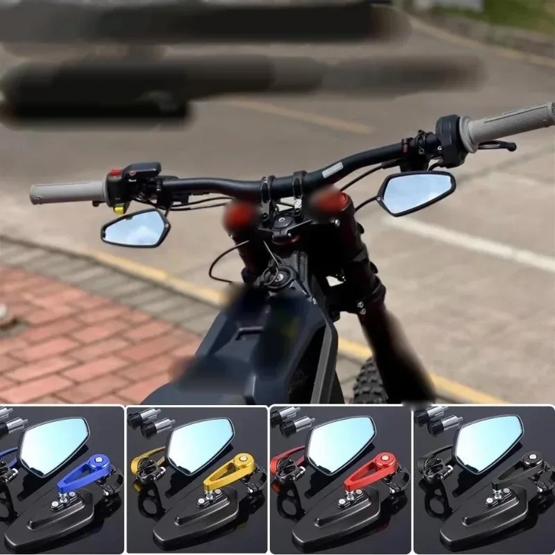 サーロン用モーターサイクルバックミラー,サーロン用レトロラウンドサイドミラー,ライトビーs xハンドルバー,7 ", 8", 22mm