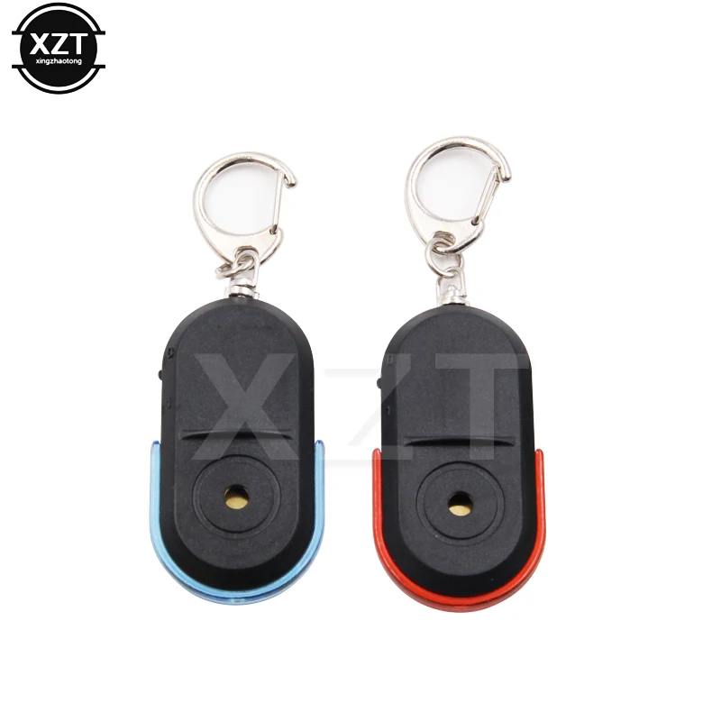 New Intelligent Anti-loss Alarm Wallet Mobile Phone Key Finder Locator Key Chain Whistle LED Mini Anti-loss Key Finder Sensor