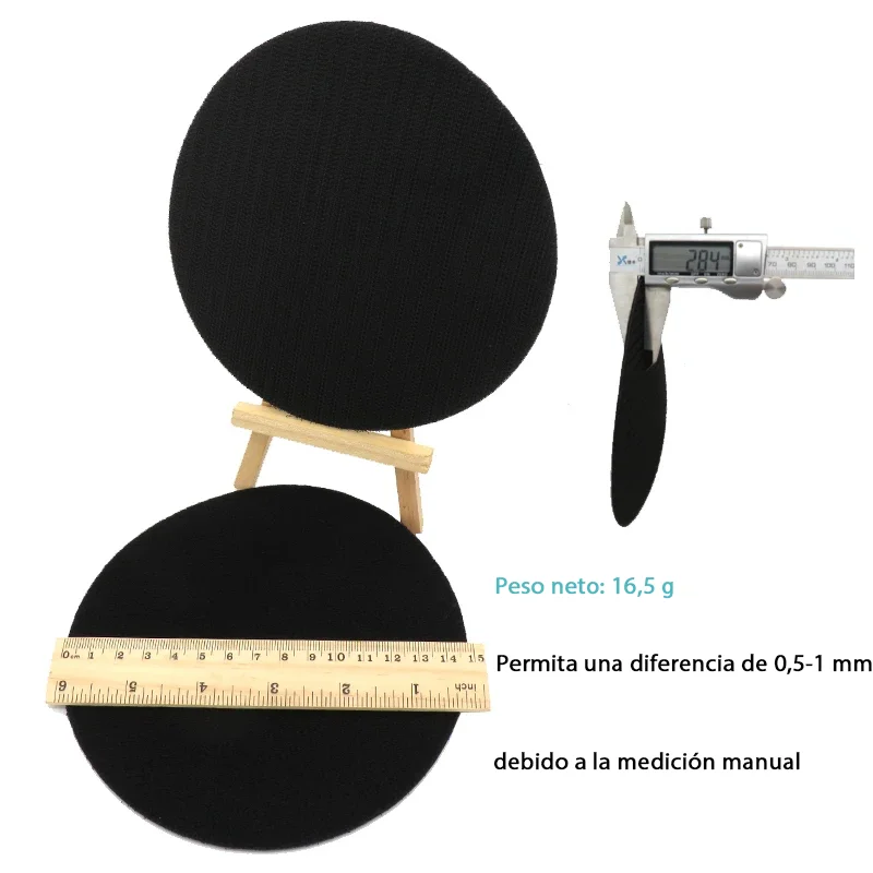 Almohadilla de Protección de Gancho y Bucle: Almohadilla de interfaz de 6 Pulgadas, Accesorios de herramientas eléctricas de Disco para Lijadora, Pulido y Rectificado