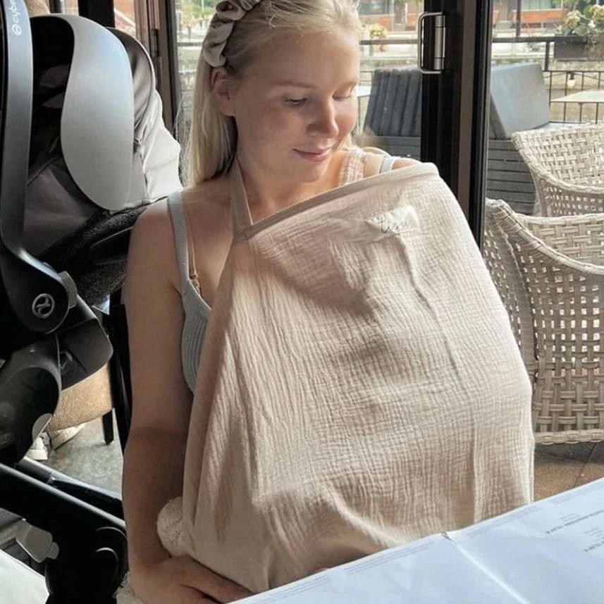 Baumwolle Musselin Stillen Abdeckungen Für Neugeborene Baby Feste Swaddle Decken Ausgehende Stillen Schal Handtuch Weiche Schlafen Decke