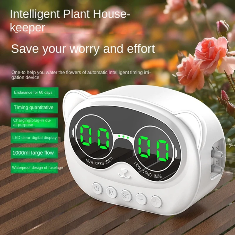 T36C  Usbcharging Intelligent Timing Irrigation Controller Indoor Plant Garden Lawn Flower Pot Automatic Drip Watering Machine