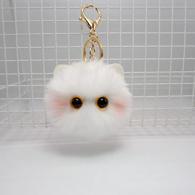 ตุ๊กตาแมวน่ารักพวงกุญแจการ์ตูนตุ๊กตาของเล่นจี้ Keyring สําหรับหญิงสาวกระเป๋าเครื่องประดับ Key CHAIN เด็กของขวัญอุปกรณ์เสริม