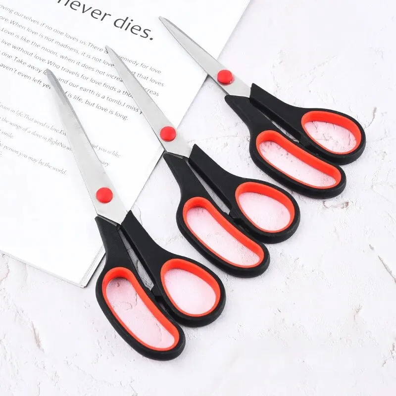 3pcs เย็บกรรไกรตัดกรรไกร Multi-Purpose SHARP กรรไกรสแตนเลสสําหรับสํานักงานโรงเรียนเย็บผ้าหัตถกรรม
