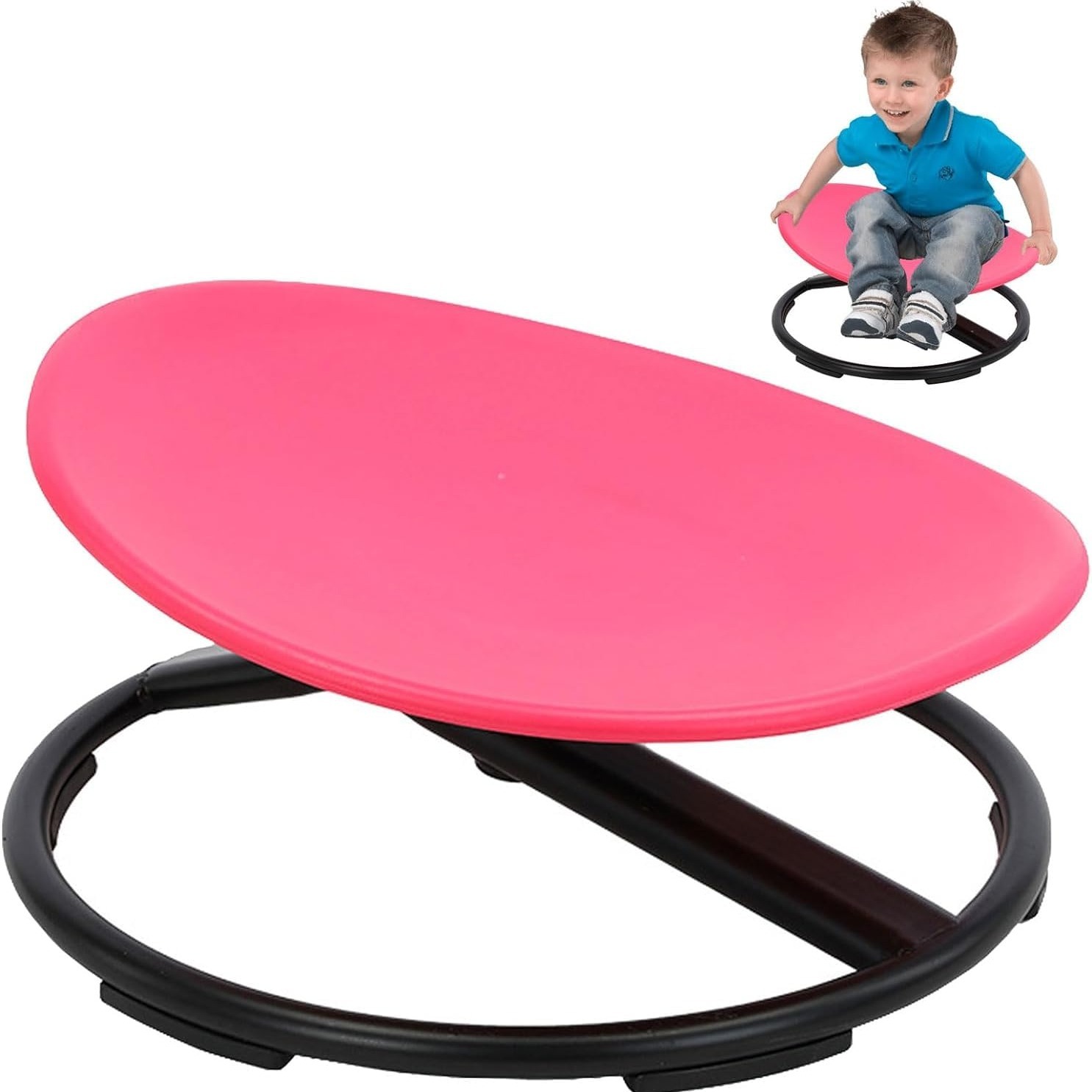 Kids Swivel Chair,Sensory Spinning Chair for Kids,Toddler Spinner seat Carousel Spin Sensory Chair for Kids,Training Body Coordi