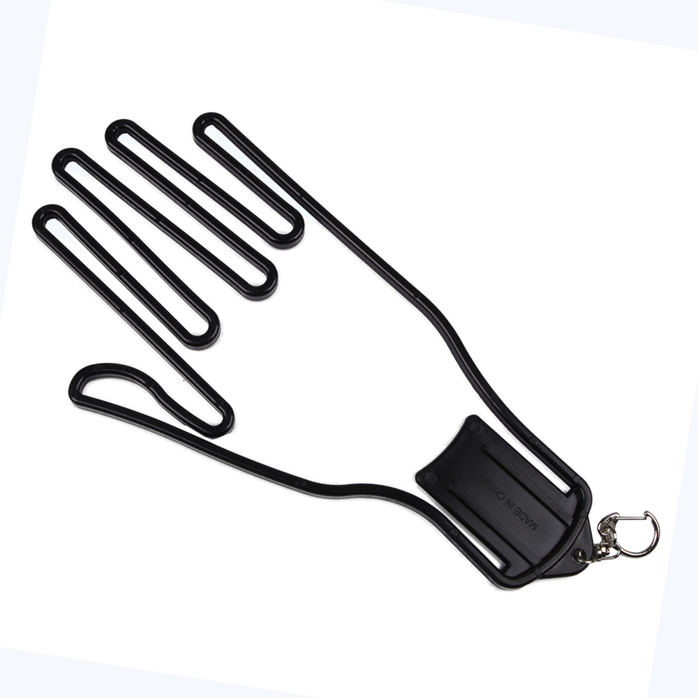 Rack de extensão de luva de golfe pendurado titular luva shaper suporte de luva de plástico com fivela de metal acessórios de golfe