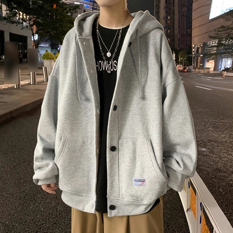 루즈핏 후드티 가을겨울 트렌디 청년용 루즈핏 후드 남성용 아메리칸 스타일 후드티 후드 스웨트셔츠 후드티