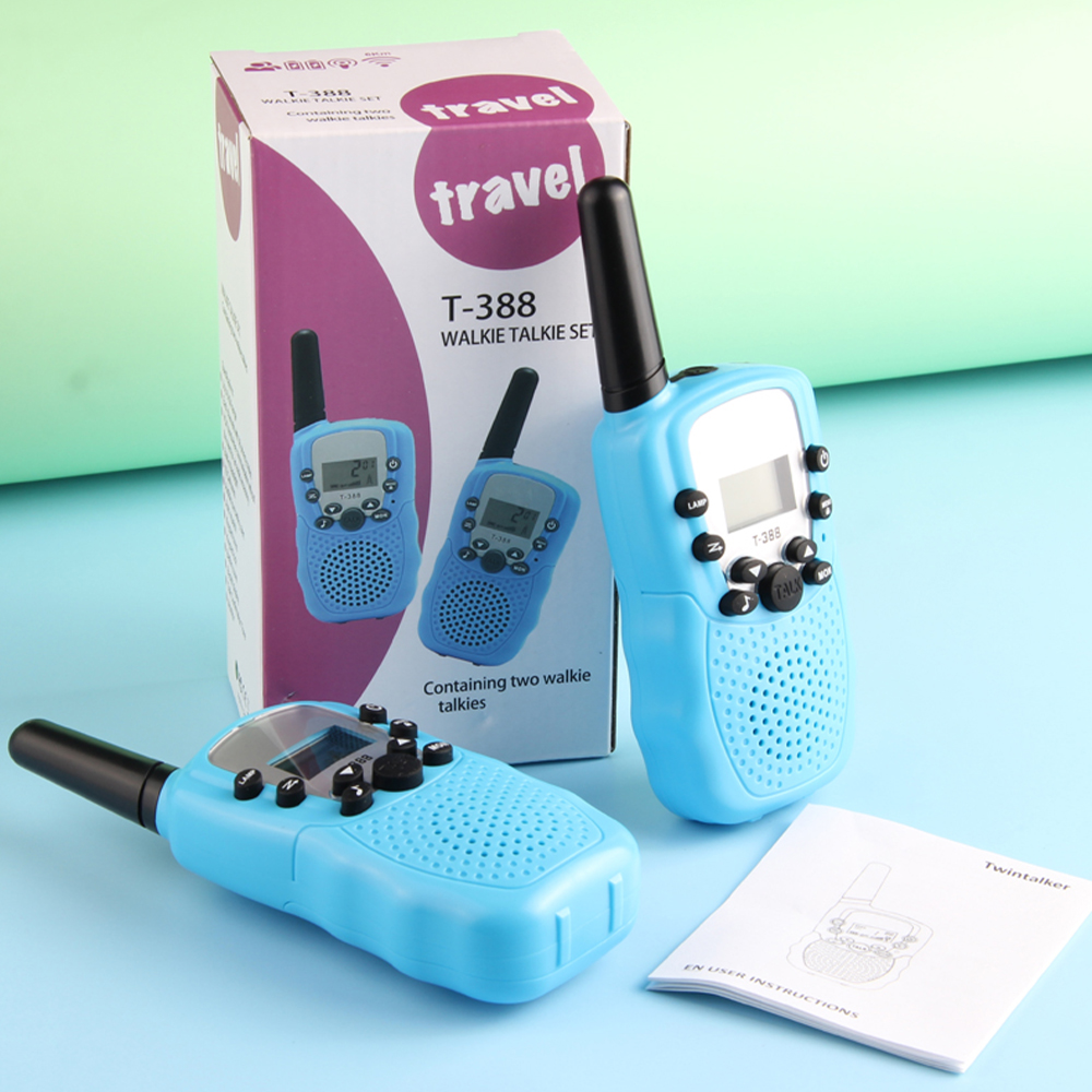 2PCS Mini Kids Walkie Talkie เครื่องรับส่งสัญญาณแบบใช้มือถือ 6KM Receiver Two Way วิทยุ Walkie-Talkie วิทยุ Comunicador ของเล่นสําหรับชายหญิง
