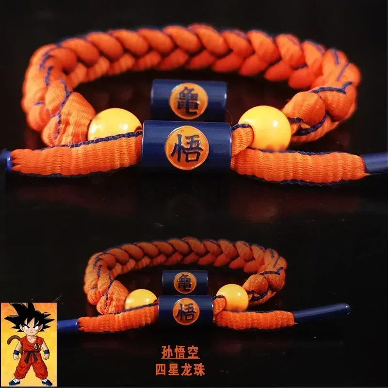 Экшн-фигурки Dragon Ball Son Goku, браслет Kakarotto ручной вязки, аксессуары для пар, подарок на день рождения, игрушки