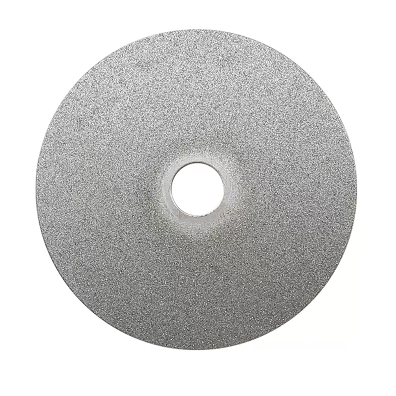 4" 100mm 80-2000 Girt Diamond Coated Flat Lap Wheel Lapidary Polishing Grinding Disc Gemstone Glass Rock Ceramics Grinding Wheel