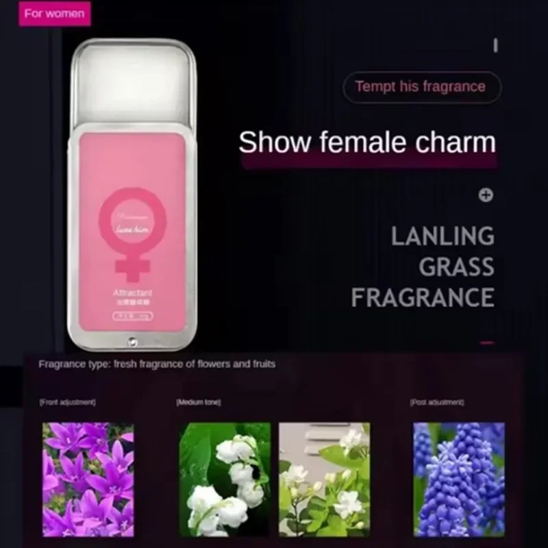 Parfum baume solide femme corps phéromone longue durée parfum léger parfum solide Portable