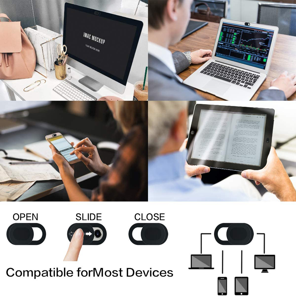 5/10 pçs webcam capa tablet portátil câmera cobre slider telefone móvel antiespionagem para ipad pc macbook tablet lentes privacidade adesivo