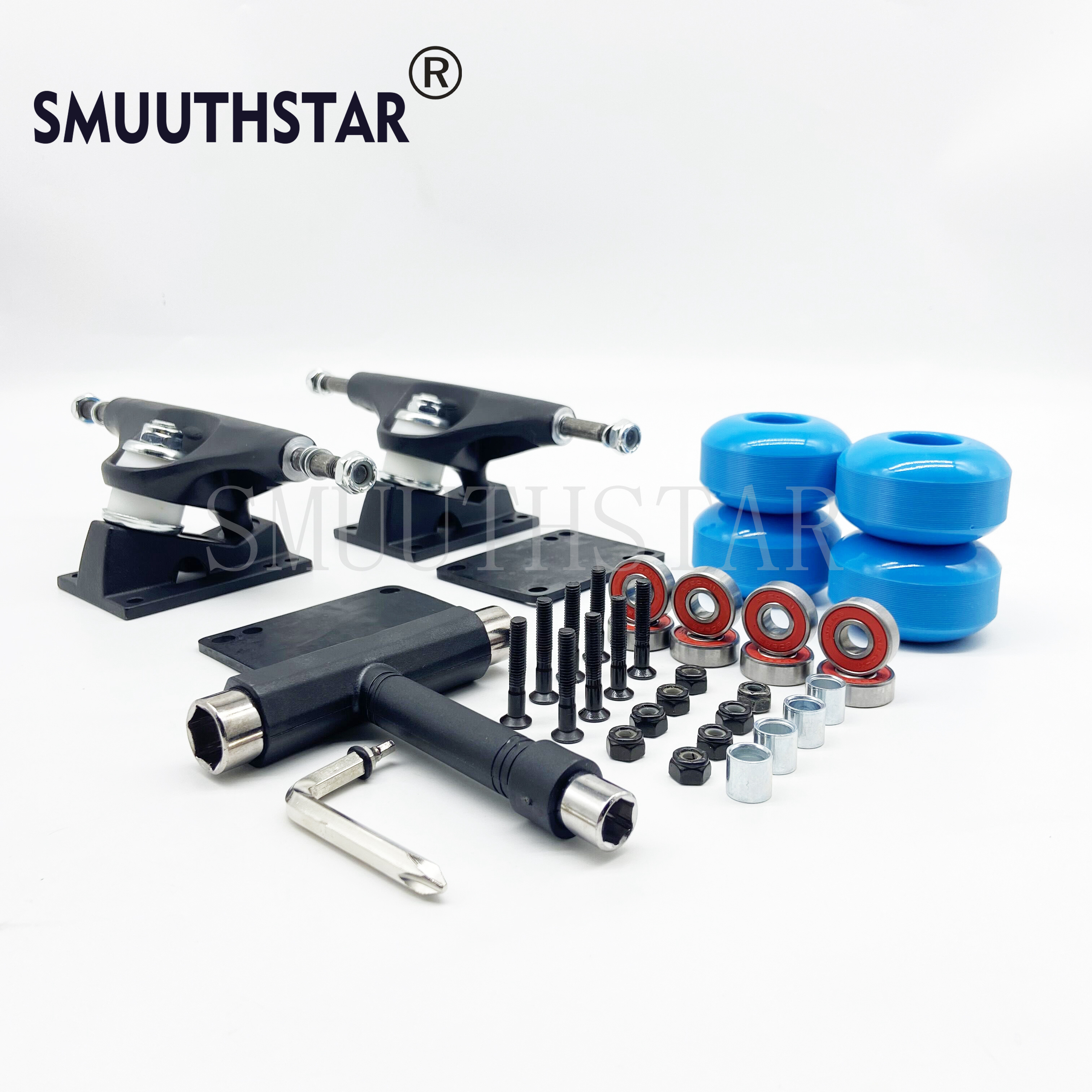 Skateboard Trucks (Paar) 5 Zoll generische 52x32mm Skateboard Räder Pu Räder 98a passt 4, 5-1, 5 "Skate Decks